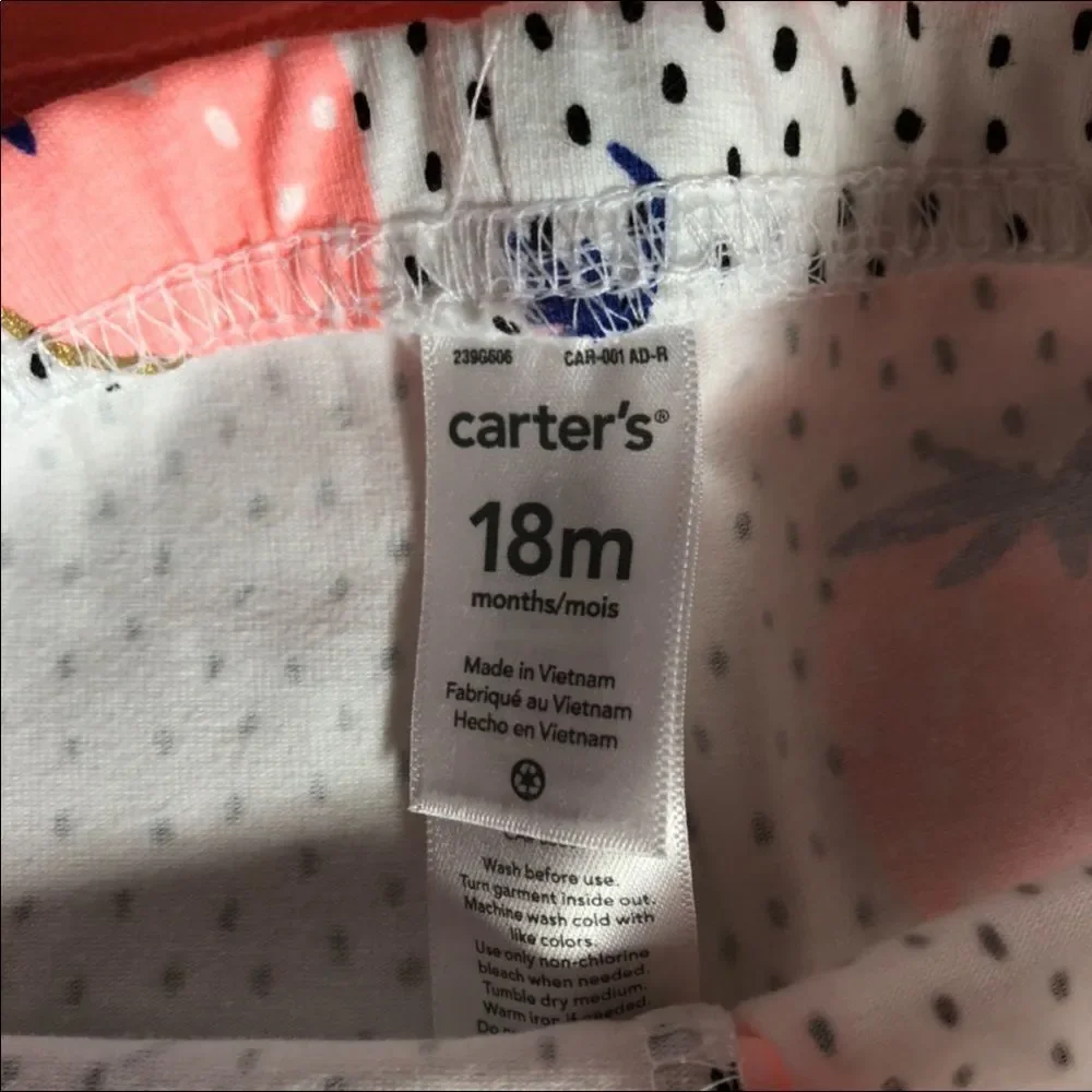 Carter’s 2-Piece Berry Top & Capri Legging Set